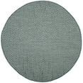 thumbnail image 1 of SAFAVIEH Courtyard Blair Checkered Indoor/Outdoor Area Rug, Turquoise/Light Grey, 5'3" x 5'3" Round, 1 of 7