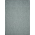 thumbnail image 1 of SAFAVIEH Courtyard Blair Checkered Indoor/Outdoor Area Rug, Turquoise/Light Grey, 6'7" x 9'6", 1 of 15