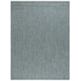 thumbnail image 1 of SAFAVIEH Courtyard Blair Checkered Indoor/Outdoor Area Rug, Turquoise/Light Grey, 8' x 10', 1 of 15
