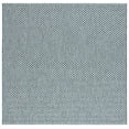 thumbnail image 1 of SAFAVIEH Courtyard Blair Checkered Indoor/Outdoor Area Rug, Turquoise/Light Grey, 9' x 9' Square, 1 of 15