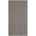 thumbnail image 1 of SAFAVIEH Courtyard Blair Geometric Indoor/Outdoor Area Rug, 2'7" x 5', Black/Light Grey, 1 of 14