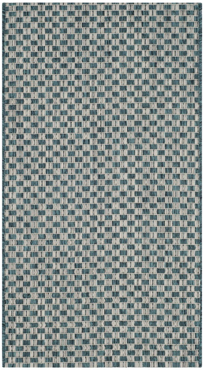 SAFAVIEH Courtyard Blair Geometric Indoor/Outdoor Area Rug, 2' x 3'7