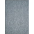 thumbnail image 1 of SAFAVIEH Courtyard Blair Geometric Indoor/Outdoor Area Rug, 4' x 5'7", Blue/Light Grey, 1 of 14