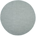 thumbnail image 1 of SAFAVIEH Courtyard Blair Geometric Indoor/Outdoor Area Rug, 5'3" x 5'3" Round, Light Blue/Light Grey, 1 of 9