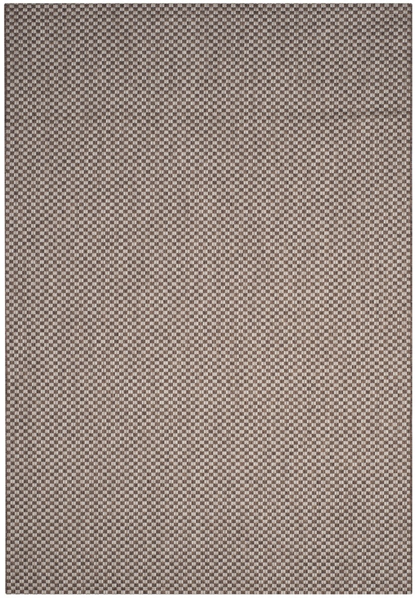 Subtle Elegance Light Brown & Light Grey Synthetic Rectangular Area Rug