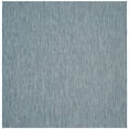 thumbnail image 1 of SAFAVIEH Courtyard Blazhe Chevron Indoor/Outdoor Area Rug, Navy/Grey, 6'7" x 6'7" Square, 1 of 15