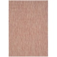 thumbnail image 1 of SAFAVIEH Courtyard Blazhe Chevron Indoor/Outdoor Area Rug, Red/Beige, 4' x 5'7", 1 of 12