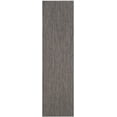 thumbnail image 1 of SAFAVIEH Courtyard Blazhe Chevron Indoor/Outdoor Runner Rug, Black/Beige, 2'3" x 10', 1 of 11