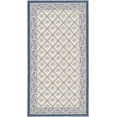 thumbnail image 1 of Safavieh Courtyard Brion Oriental Indoor/Outdoor Area Rug, Beige/Navy, 2'7" x 5', 1 of 9