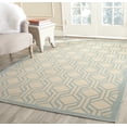 thumbnail image 1 of Safavieh Courtyard Bristol Geometric Indoor/Outdoor Area Rug, Beige/Aqua, 5'3" x 7'7", 1 of 7