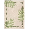 thumbnail image 1 of Safavieh Courtyard Cailyn Floral Indoor/Outdoor Area Rug, Cream/Green, 8' x 10', 1 of 14