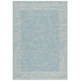 thumbnail image 1 of Safavieh Courtyard Caleb Botanical Indoor/Outdoor Area Rug, Aqua/Cream, 5'3" x 7'7", 1 of 14