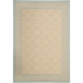 thumbnail image 1 of Safavieh Courtyard Cameron Geometric Indoor/Outdoor Area Rug, Cream/Aqua, 6'7" x 9'6", 1 of 10