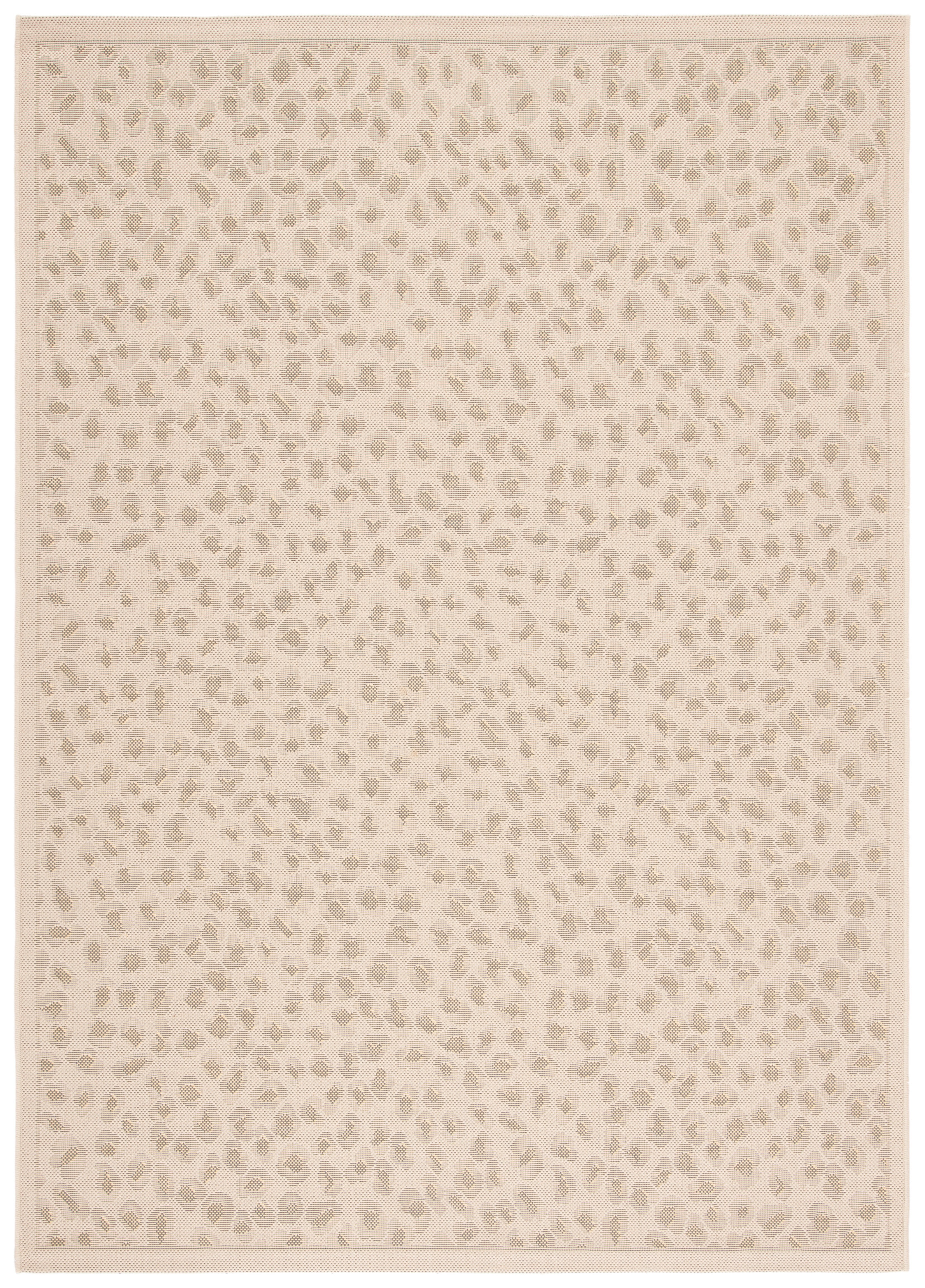 Safavieh Courtyard Camille Spotted Indoor/Outdoor Area Rug, Beige/Gold, 5'3" x 7'7"