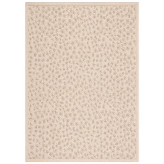 Safavieh Courtyard Camille Spotted Indoor/Outdoor Area Rug, Beige/Gold, 9' x 12'