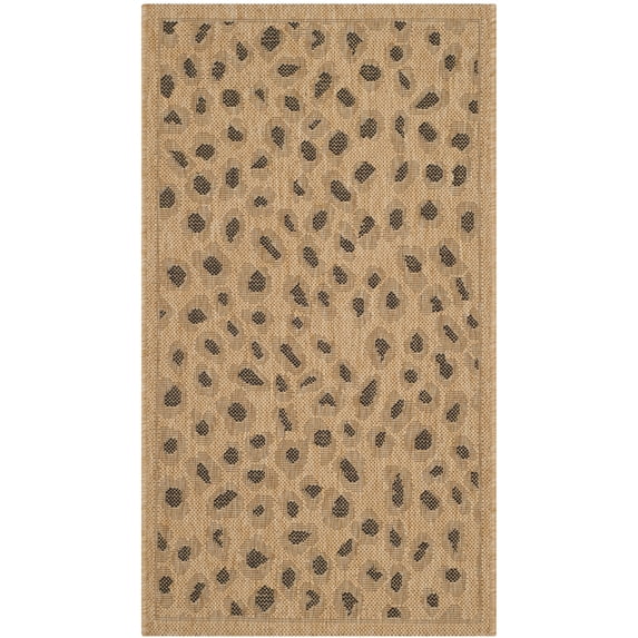 Safavieh Courtyard Camille Spotted Indoor/Outdoor Area Rug, Natural/Gold, 2' x 3'7"