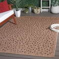 thumbnail image 1 of Safavieh Courtyard Camille Spotted Indoor/Outdoor Area Rug, Natural/Gold, 4' x 5'7", 1 of 15