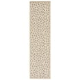 thumbnail image 1 of Safavieh Courtyard Camille Spotted Indoor/Outdoor Runner Rug, Beige/Gold, 2'3" x 8', 1 of 10