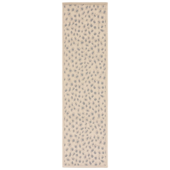 Safavieh Courtyard Camille Spotted Indoor/Outdoor Runner Rug, Beige/Gold, 2'3" x 8'