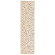 Safavieh Courtyard Camille Spotted Indoor/Outdoor Runner Rug, Beige/Green, 2'3" x 8'