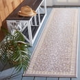 thumbnail image 1 of Safavieh Courtyard Candace Spotted Indoor/Outdoor Runner Rug, Beige/Gold, 2'3" x 8', 1 of 10