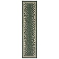 thumbnail image 1 of Safavieh Courtyard Candace Spotted Indoor/Outdoor Runner Rug, Dark Green/Ivory, 2'3" x 8', 1 of 10