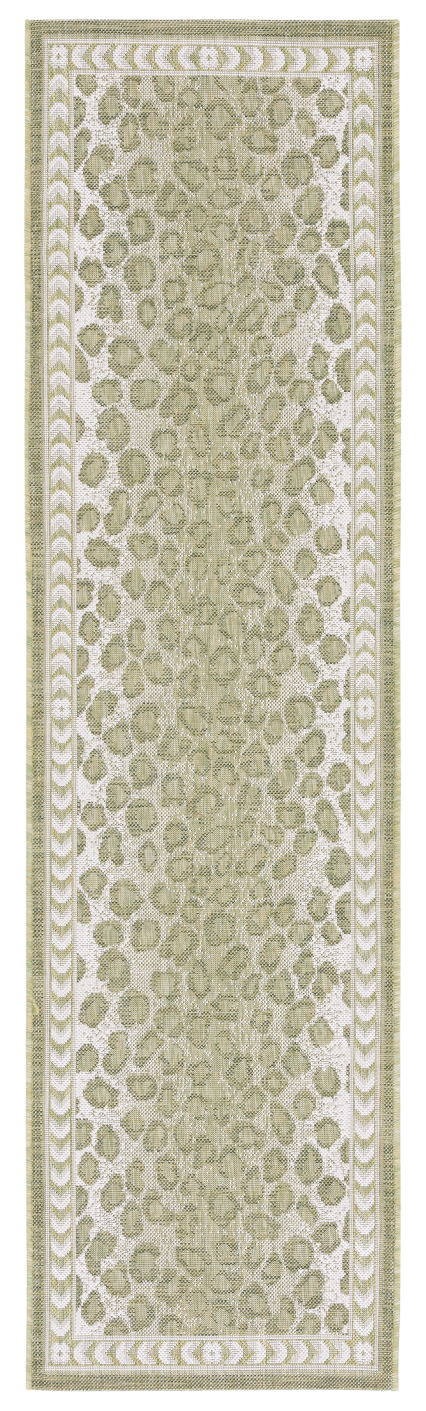 Spotted Outdoor Rug Safavieh Courtyard Candace Spotted Indoor/Outdoor Runner Rug, Light ...