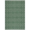 thumbnail image 1 of SAFAVIEH Courtyard Carl Geometric Indoor/Outdoor Area Rug, Dark Green/Beige, 4' x 5'7", 1 of 7