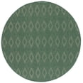 thumbnail image 1 of SAFAVIEH Courtyard Carl Geometric Indoor/Outdoor Area Rug, Dark Green/Beige, 6'7" x 6'7" Round, 1 of 10