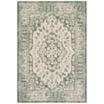 thumbnail image 1 of Safavieh Courtyard Carleton Medallion Indoor/Outdoor Area Rug, Beige/Dark Green, 5'3" x 7'7", 1 of 10