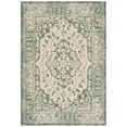 thumbnail image 1 of SAFAVIEH Courtyard Carleton Medallion Indoor/Outdoor Area Rug, Beige/Dark Green, 8' x 10', 1 of 9
