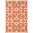thumbnail image 1 of SAFAVIEH Courtyard Carol Geometric Indoor/Outdoor Area Rug, 4' x 5'7", Terracotta/Beige, 1 of 4