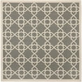 thumbnail image 1 of SAFAVIEH Courtyard Carol Geometric Indoor/Outdoor Area Rug, 5'3" x 5'3" Round, Grey/Beige, 1 of 4