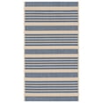 thumbnail image 1 of Safavieh Courtyard Caroline Striped Indoor/Outdoor Area Rug, Beige/Blue, 2' x 3'7", 1 of 14