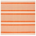 thumbnail image 1 of Safavieh Courtyard Caroline Striped Indoor/Outdoor Area Rug, Terracotta/Beige, 4' x 4' Square, 1 of 15