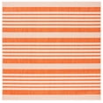 thumbnail image 1 of Safavieh Courtyard Caroline Striped Indoor/Outdoor Area Rug, Terracotta/Beige, 6'7" x 6'7" Square, 1 of 15