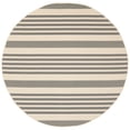 thumbnail image 1 of Safavieh Courtyard Caroline Striped Indoor/Outdoor Area Rug, Gray/Bone, 7'10" x 7'10" Round, 1 of 10