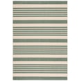 thumbnail image 1 of Safavieh Courtyard Caroline Striped Indoor/Outdoor Area Rug, Beige/Dark Green, 6'7" x 9'6", 1 of 17