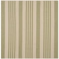 thumbnail image 1 of Safavieh Courtyard Caroline Striped Indoor/Outdoor Area Rug, Beige/Sweet Pea, 5'3" x 5'3" Square, 1 of 16
