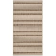 thumbnail image 1 of Safavieh Courtyard Caroline Striped Indoor/Outdoor Area Rug, Brown/Bone, 2'7" x 5', 1 of 17
