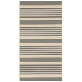 thumbnail image 1 of Safavieh Courtyard Caroline Striped Indoor/Outdoor Area Rug, Gray/Bone, 2' x 3'7", 1 of 16