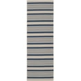 thumbnail image 1 of Safavieh Courtyard Caroline Striped Indoor/Outdoor Runner Rug, Navy/Beige, 2'3" x 12', 1 of 13