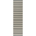 thumbnail image 1 of Safavieh Courtyard Caroline Striped Indoor/Outdoor Runner Rug, Gray/Bone, 2'3" x 14', 1 of 10