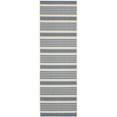 thumbnail image 1 of Safavieh Courtyard Caroline Striped Indoor/Outdoor Runner Rug, Beige/Blue, 2'3" x 8', 1 of 10
