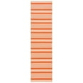 thumbnail image 1 of Safavieh Courtyard Caroline Striped Indoor/Outdoor Runner Rug, Terracotta/Beige, 2'3" x 8', 1 of 9