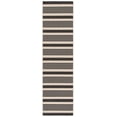 thumbnail image 1 of Safavieh Courtyard Caroline Striped Indoor/Outdoor Runner Rug, Black/Bone, 2'3" x 12', 1 of 13