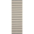 thumbnail image 1 of Safavieh Courtyard Caroline Striped Indoor/Outdoor Runner Rug, Gray/Bone, 2'3" x 6'7", 1 of 10