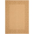 thumbnail image 1 of SAFAVIEH Courtyard Catherine Geometric Indoor/Outdoor Area Rug, Natural/Gold, 4' x 5'7", 1 of 4