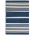 thumbnail image 1 of SAFAVIEH Courtyard Celinda Striped Indoor/Outdoor Area Rug, Navy Blue/Beige, 5'1" x 7'6", 1 of 11