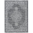 thumbnail image 1 of SAFAVIEH Courtyard Chao Medallion Indoor/Outdoor Area Rug, Grey/Black, 9' x 12', 1 of 8